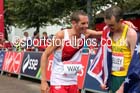 Andrew Davies (Wales) in the mens Commonwealth Games Marathon, Glasgow. Photo: David T. Hewitson/Sports for All Pics